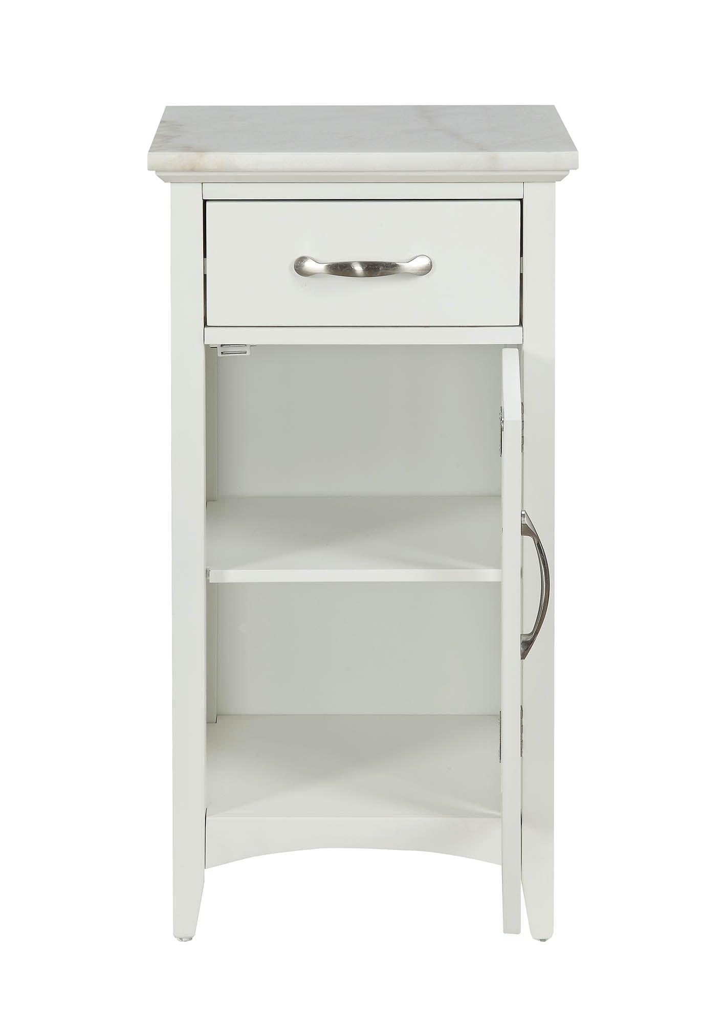 16" X 13" X 30" White Classy Cabinet