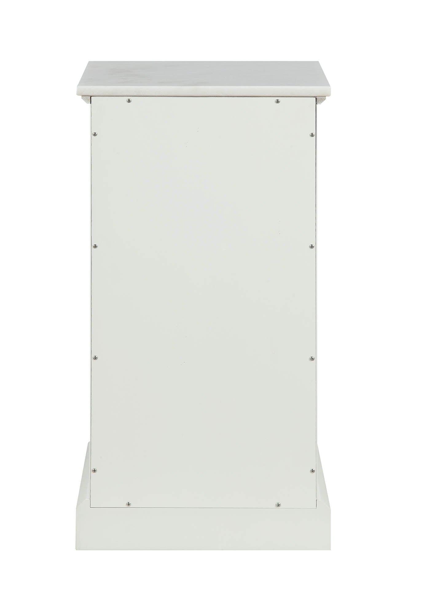 16" X 13" X 30" White Mdf Cabinet