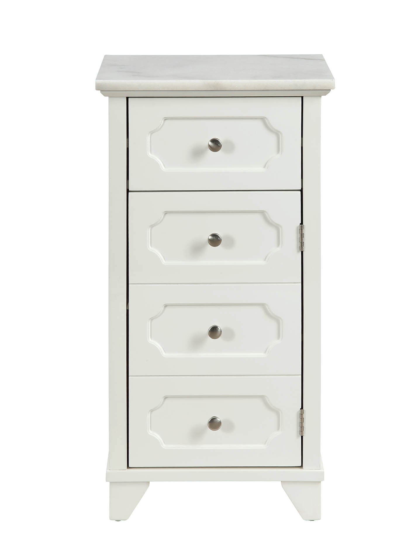 16" X 13" X 30" White Stunning Cabinet