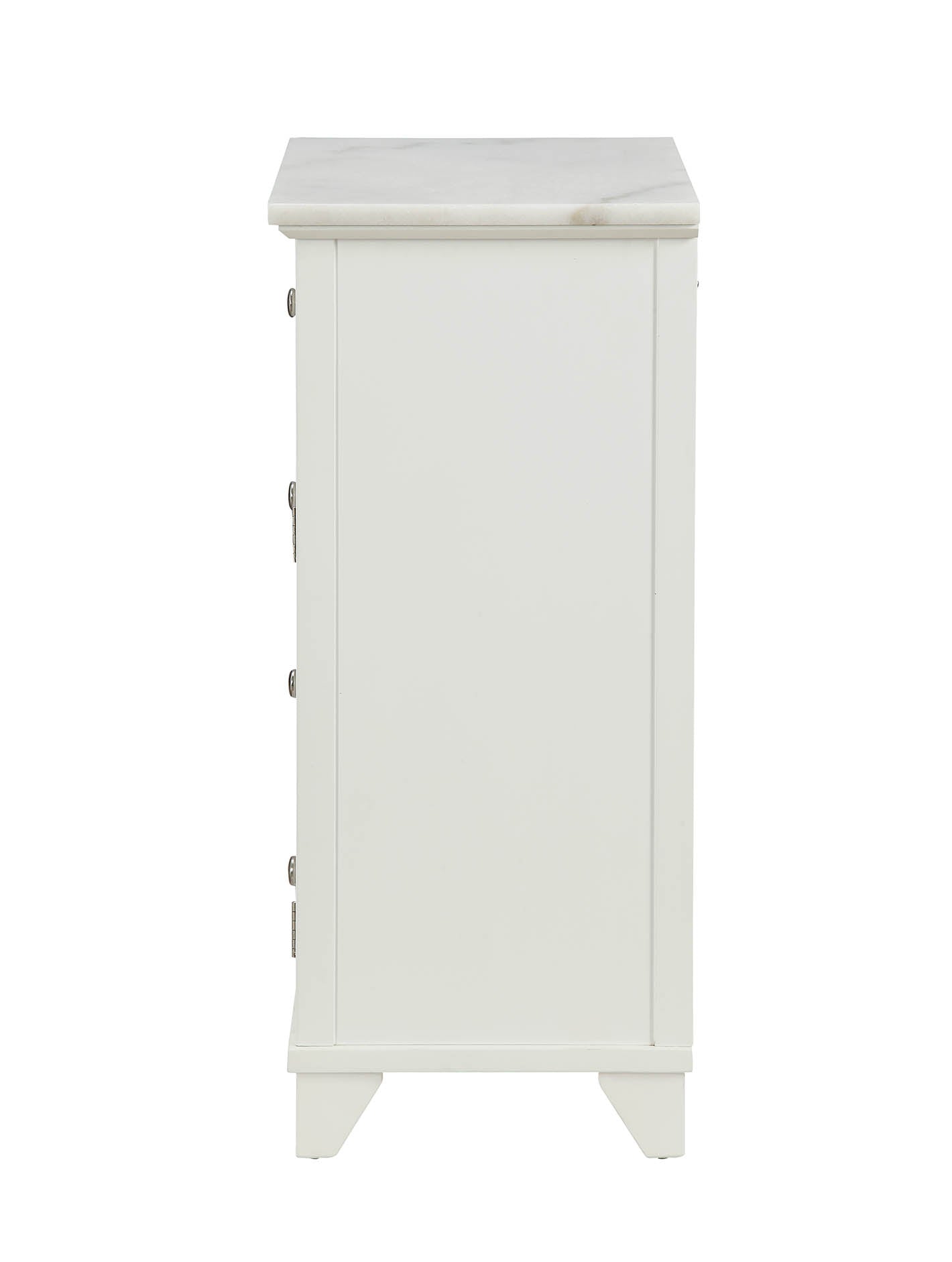 16" X 13" X 30" White Stunning Cabinet