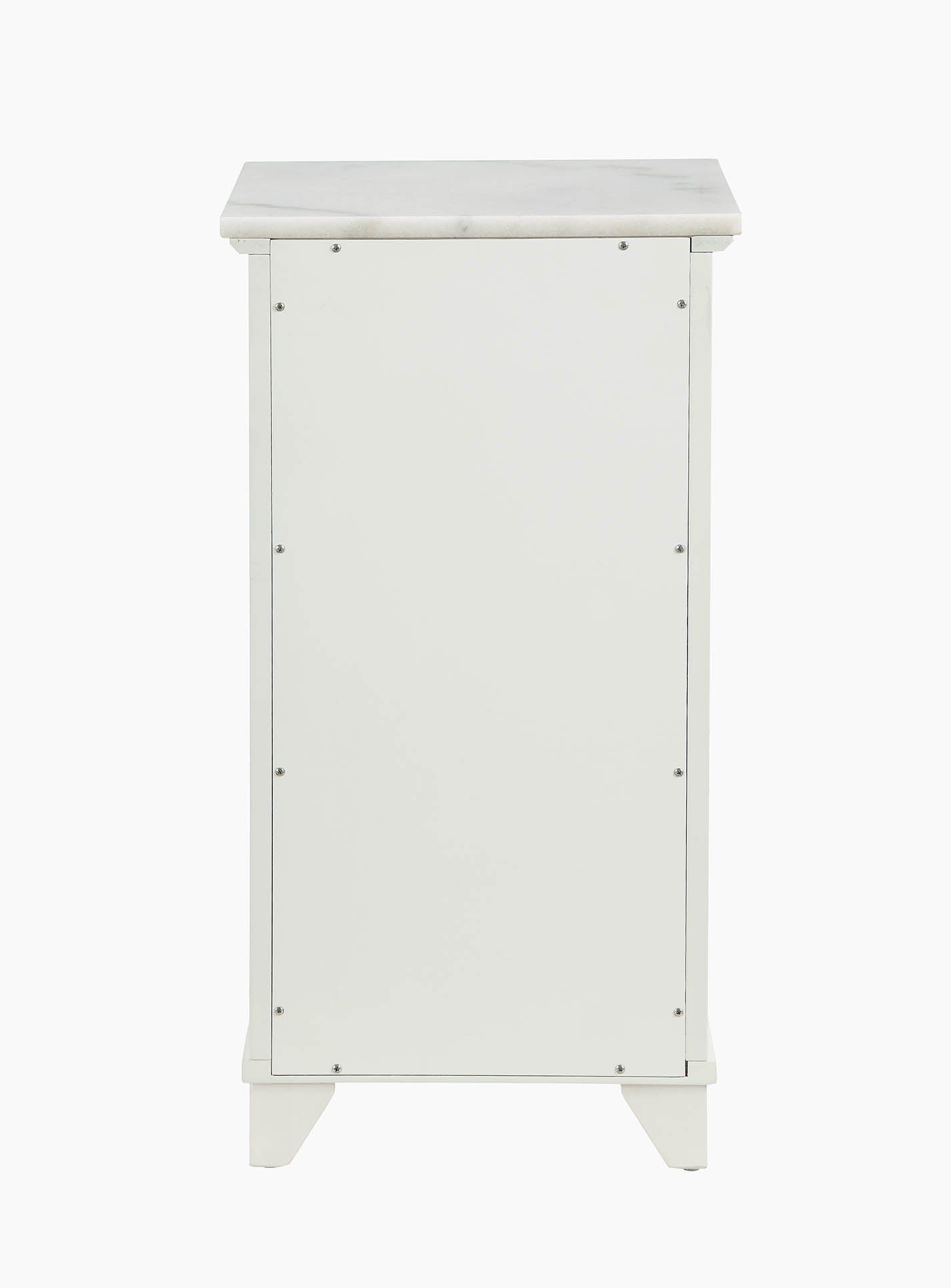 16" X 13" X 30" White Stunning Cabinet