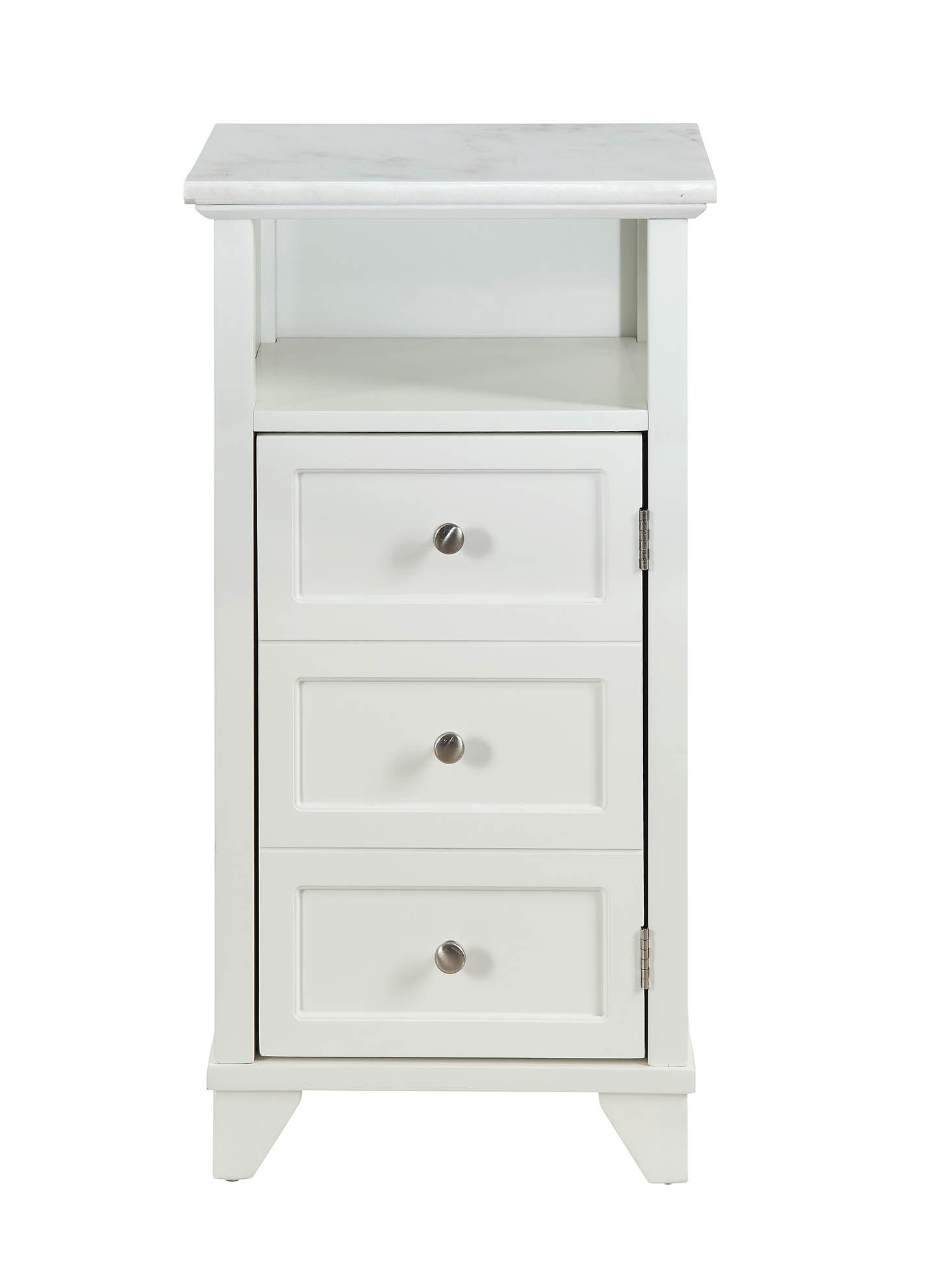 16" X 13" X 30" White Cabinet