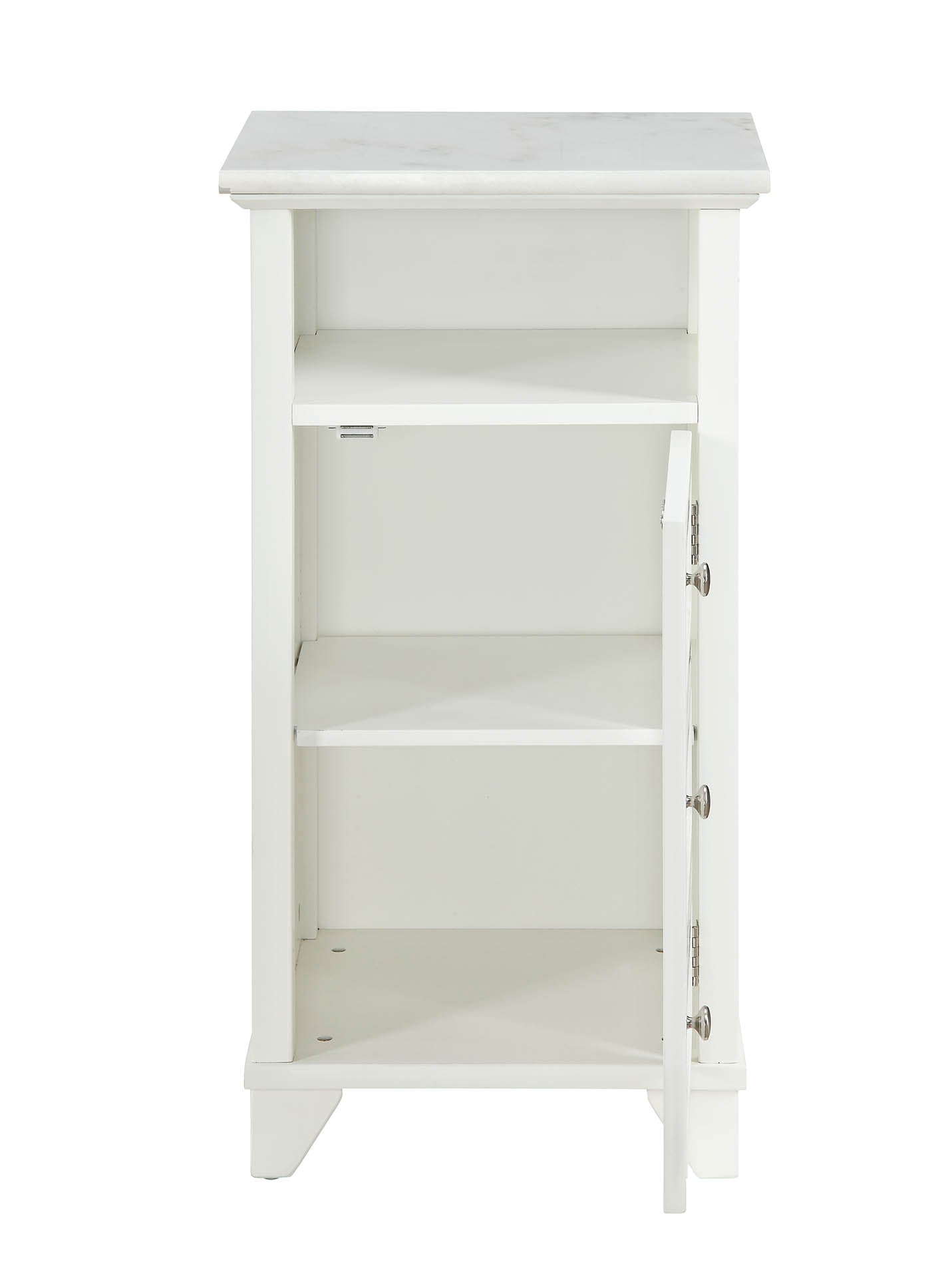 16" X 13" X 30" White Cabinet
