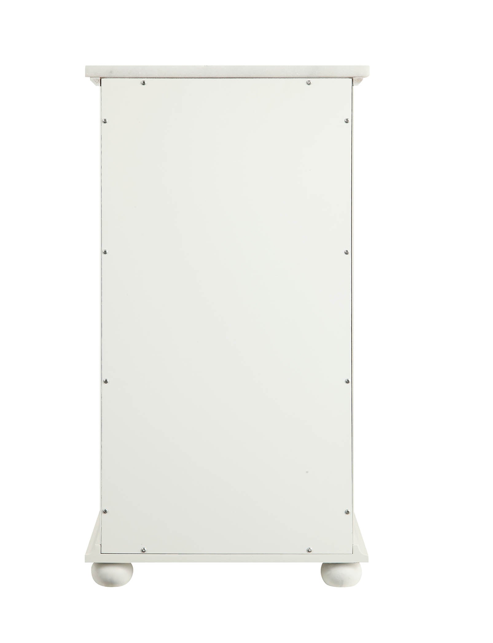 16" X 13" X 30" White Alluring Cabinet