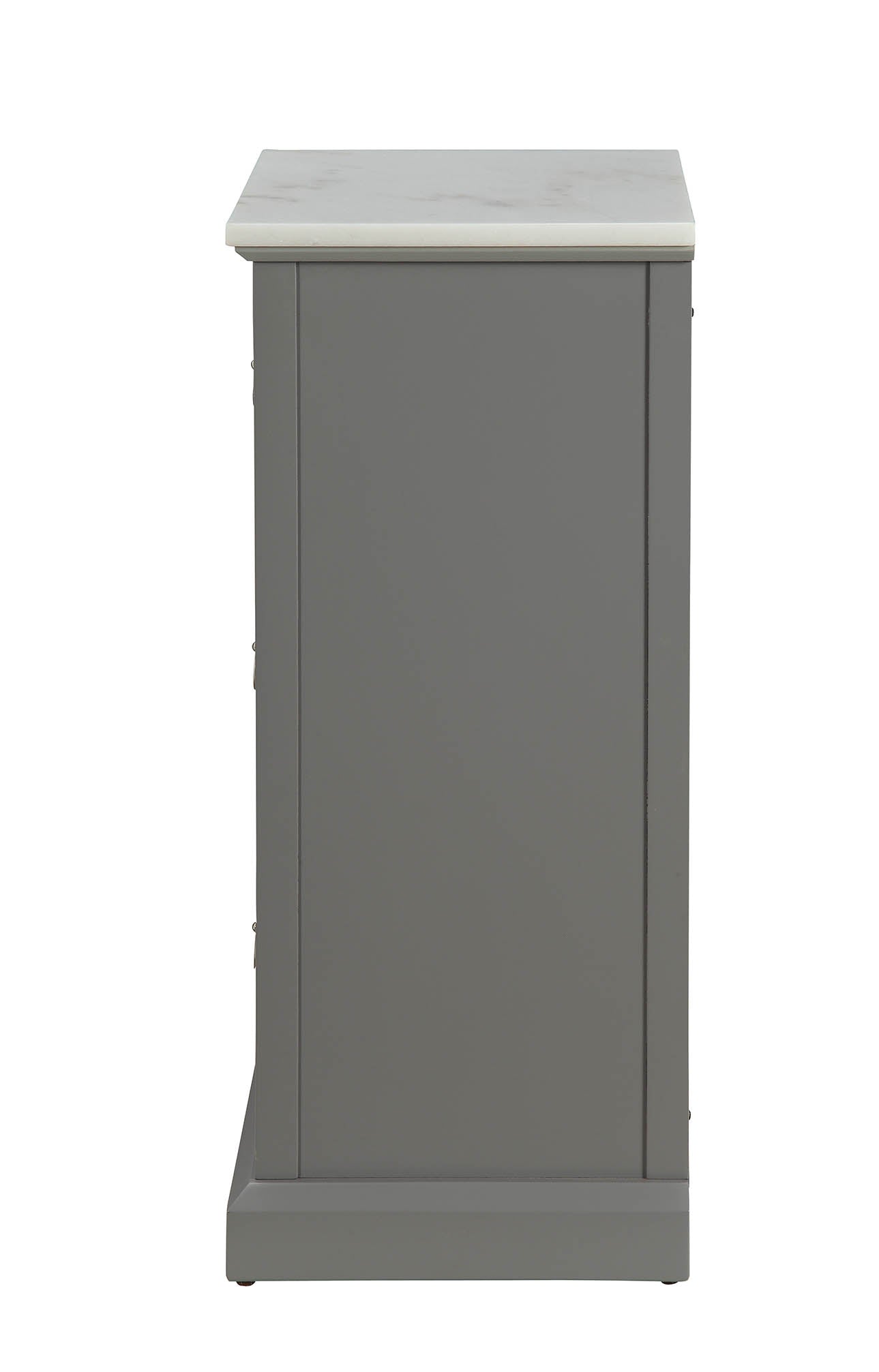 16" X 13" X 30" Grey Mdf Cabinet