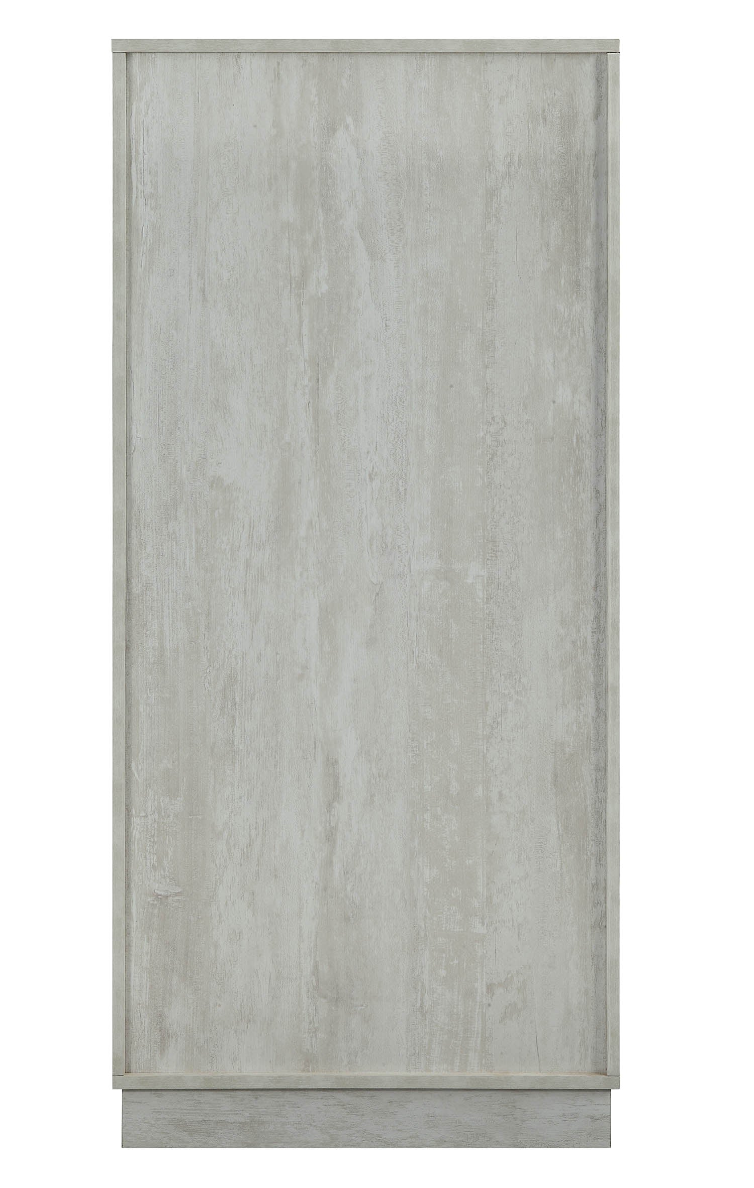 24" X 20" X 52" Wine Cabinet In Antique White - Mdf