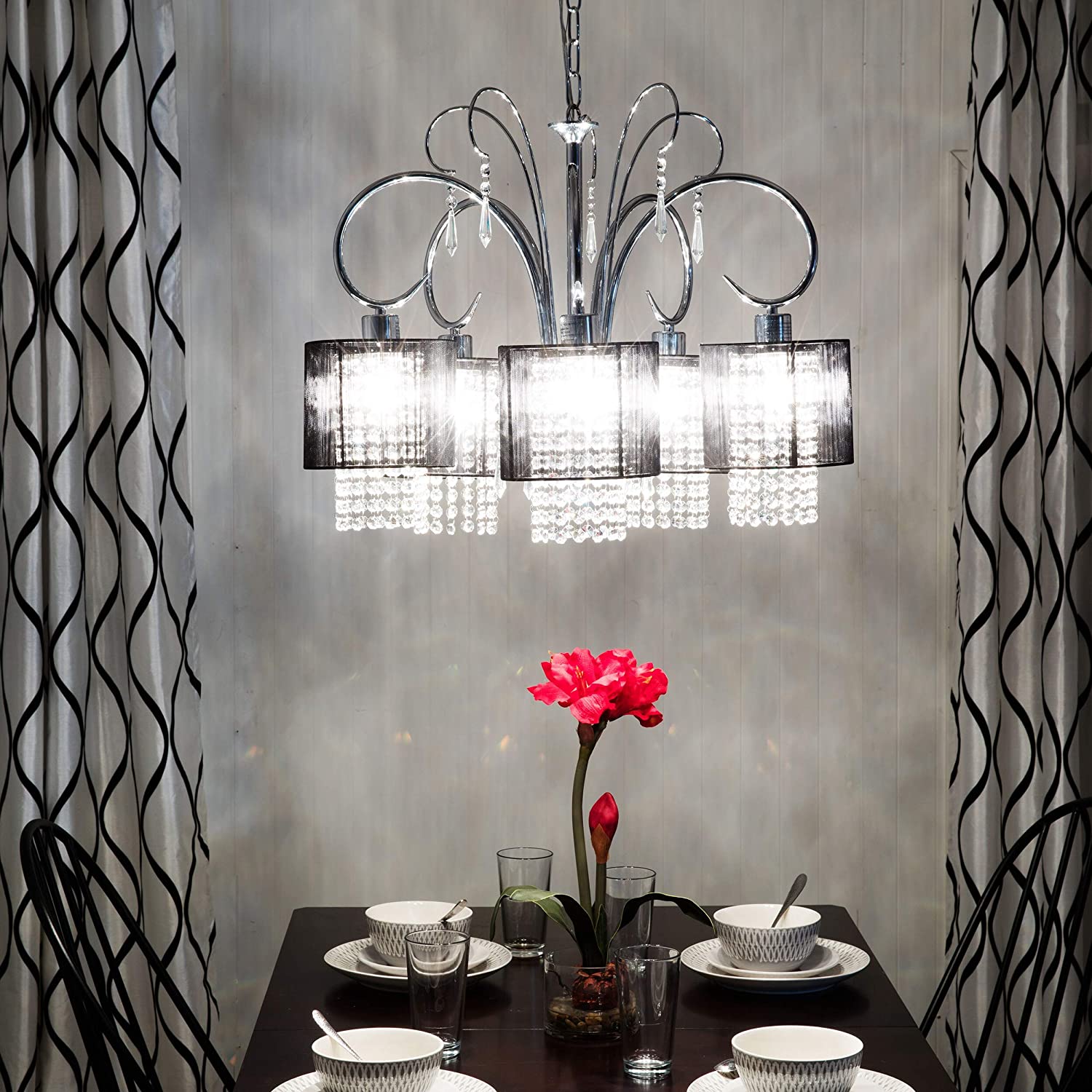 Celeste Crystal 5-light Chandelier