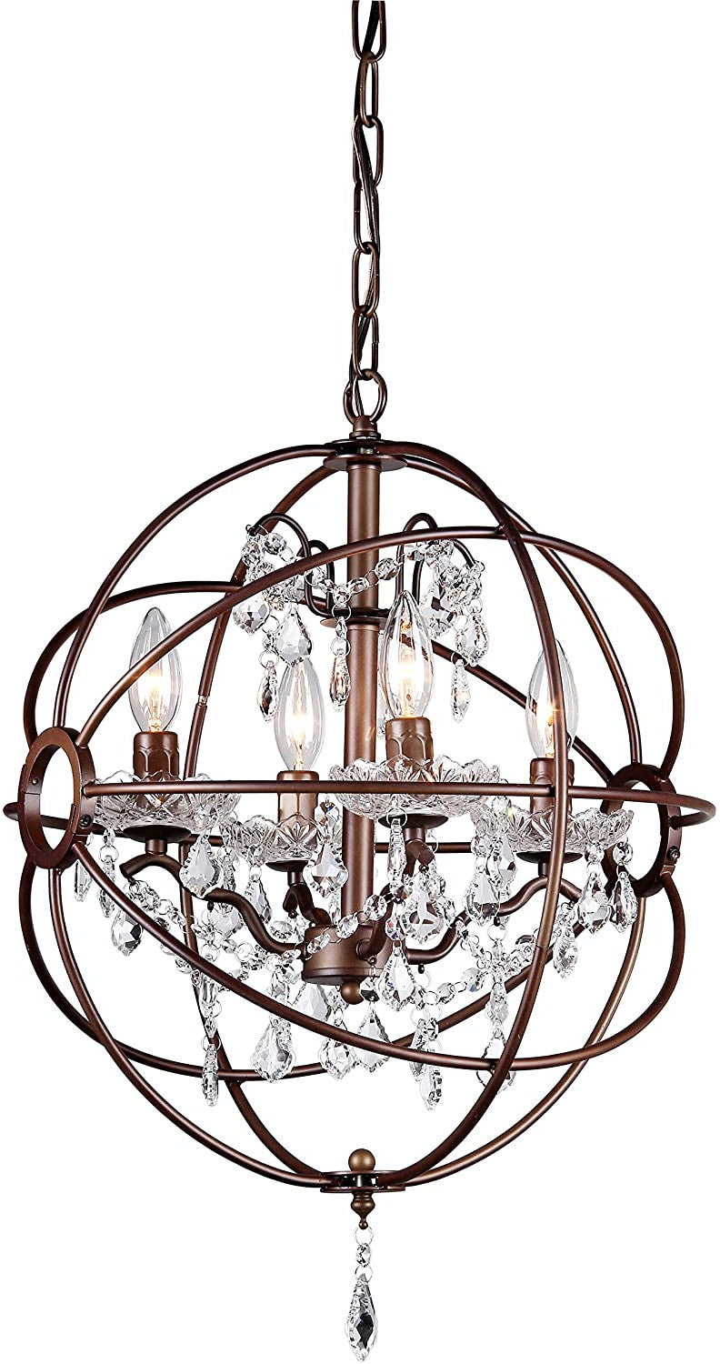 Edwards Antique Bronze 32-inch Chandelier