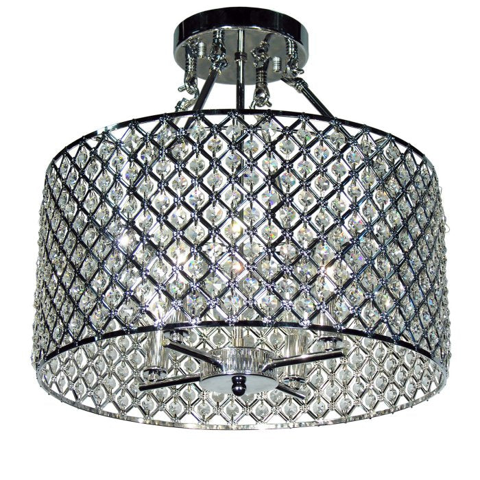 Kirsten Crystal Semi-Flush Mount