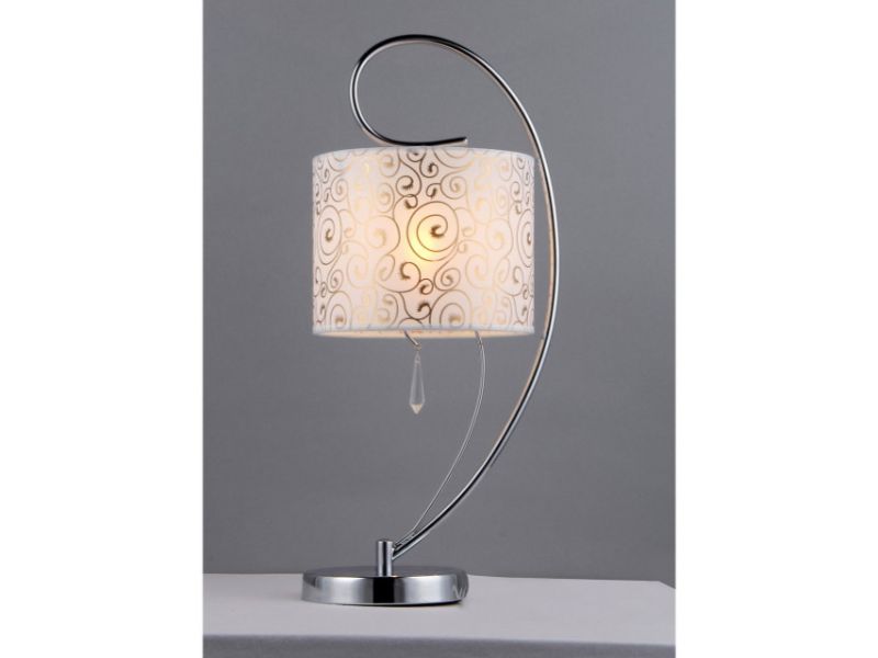 Swirl Crystal Table Lamp