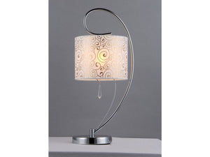 Swirl Crystal Table Lamp