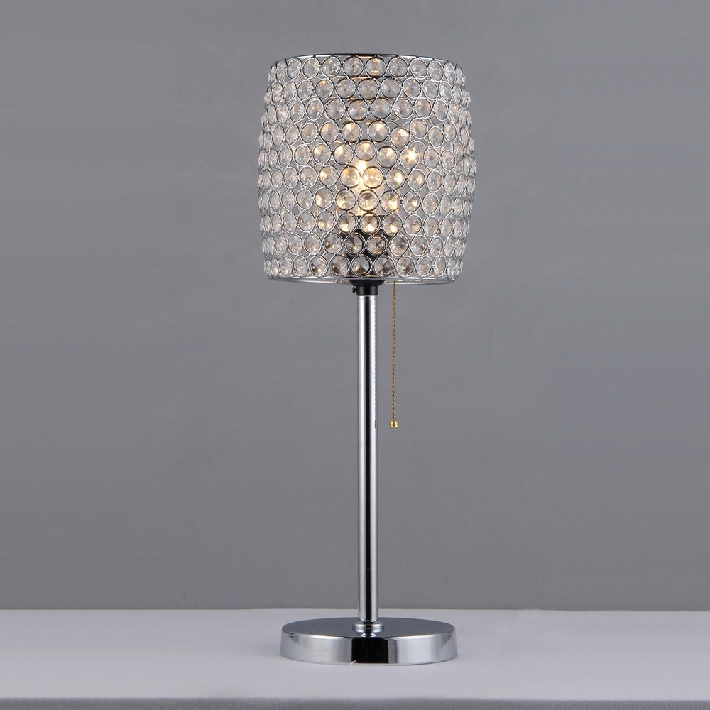 Cleopatra 1-light Crystal Table Lamp