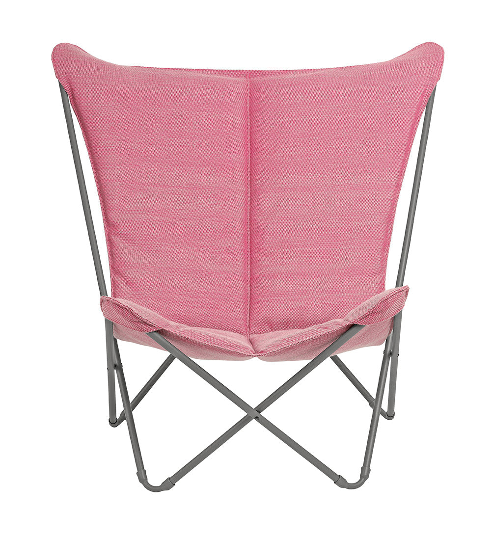 Lounge Chair - Titane Steel Frame - Orchid Hedona Fabric