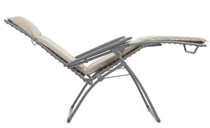 Zero Gravity Recliner - Titane Steel Frame - Latte Hedona Fabric