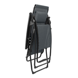 Zero Gravity Recliner - Black Steel Frame - Obsidian Duo Fabric
