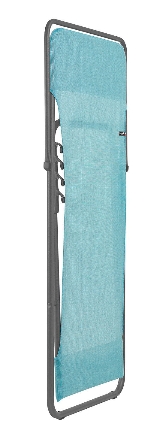 Folding Sling Chair - Set of 2 - Basalt Steel Frame - Lac Fabric