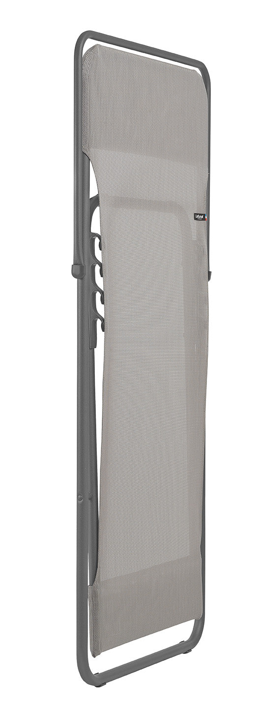 Folding Sling Chair - Set of 2 - Basalt Steel Frame - Terre Fabric