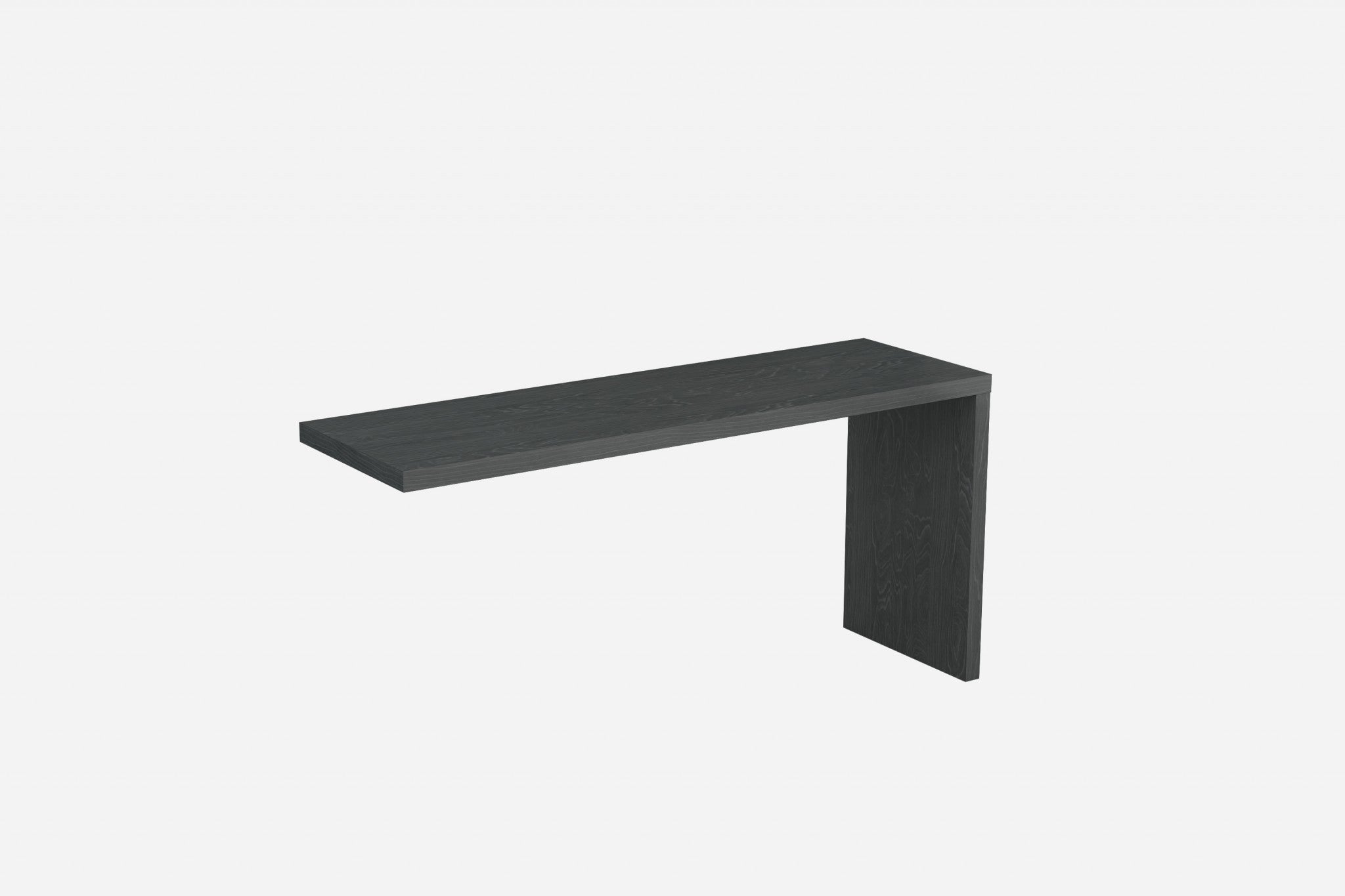 65" X 20" X 32" Gray Double Dresser Extension