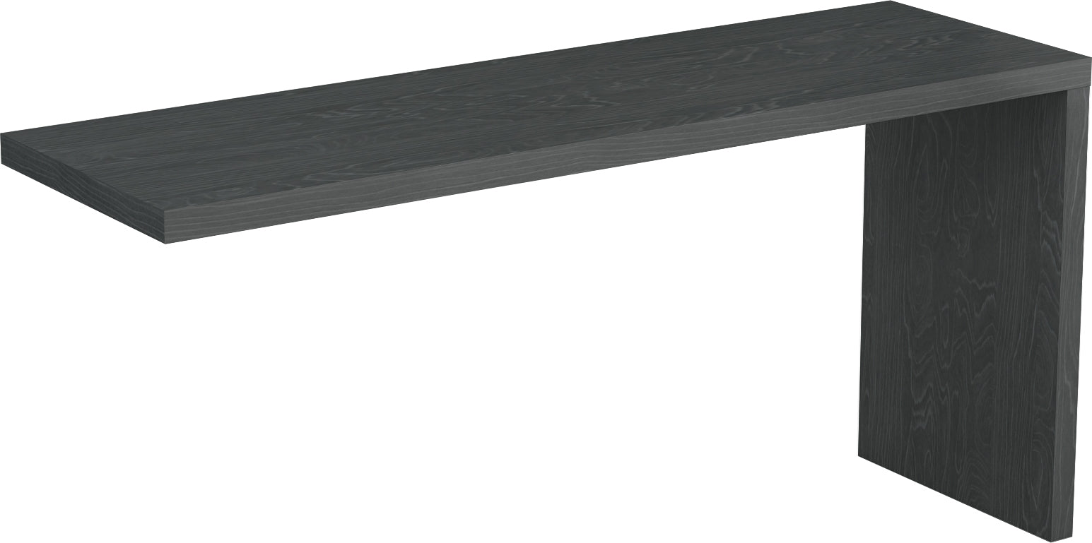 65" X 20" X 32" Gray Double Dresser Extension