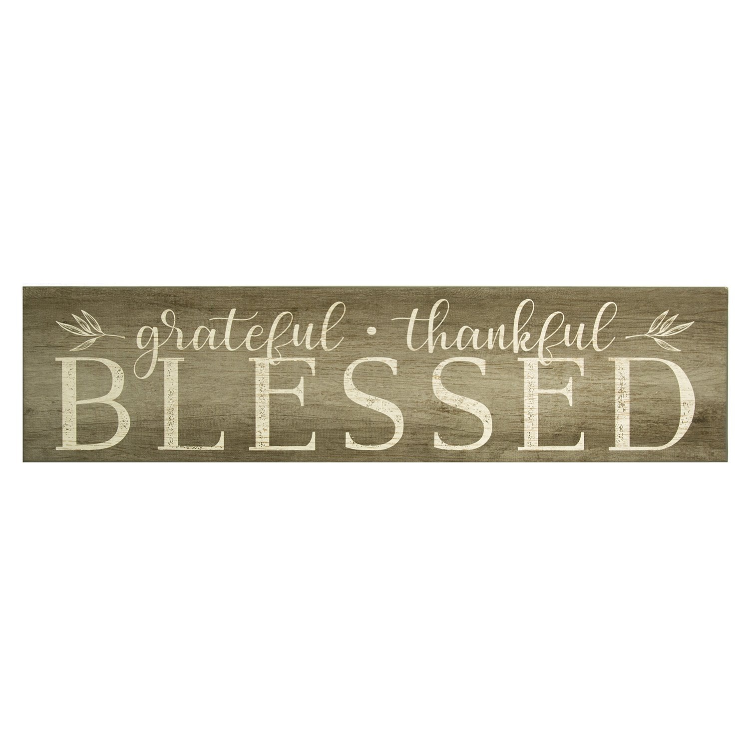 "Grateful  Thankful  Blessed" Wooden Wall Decor