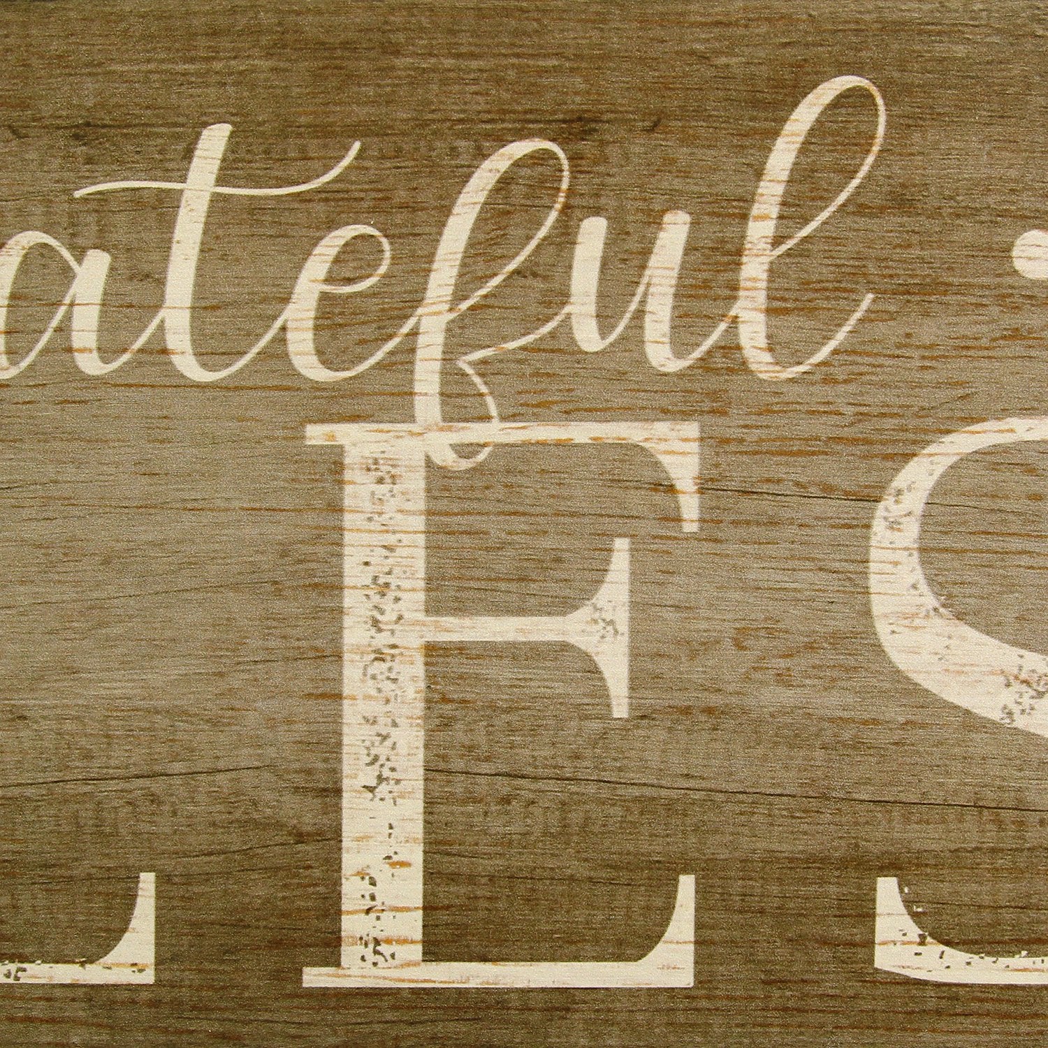 "Grateful  Thankful  Blessed" Wooden Wall Decor