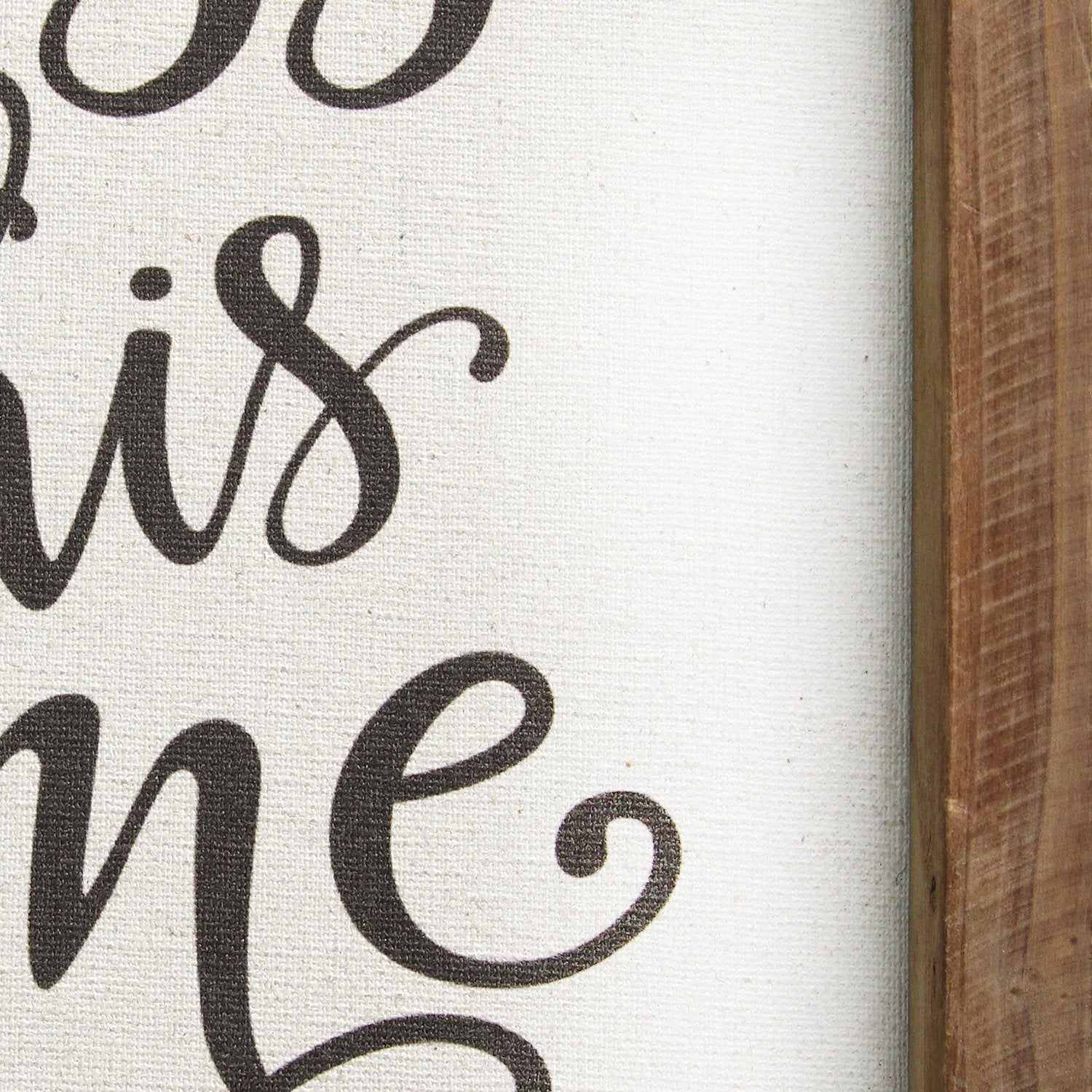 Multi-color "Bless This Home" Wooden Framed Wall Art