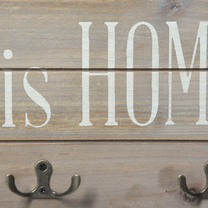 "Bless This Home" Wall Hanging with Handy Metal Hooks for haning