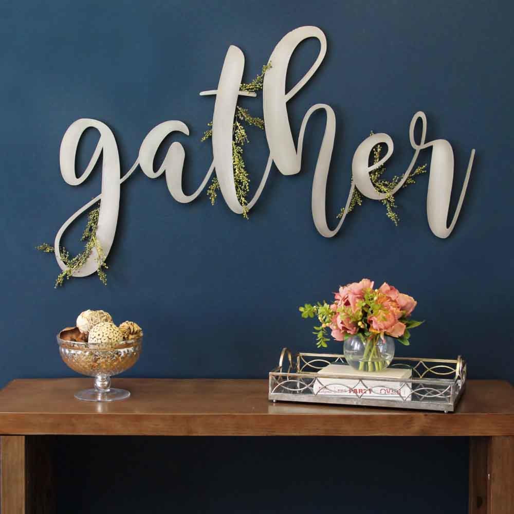 Gather' Metal Tiles Wall Decor
