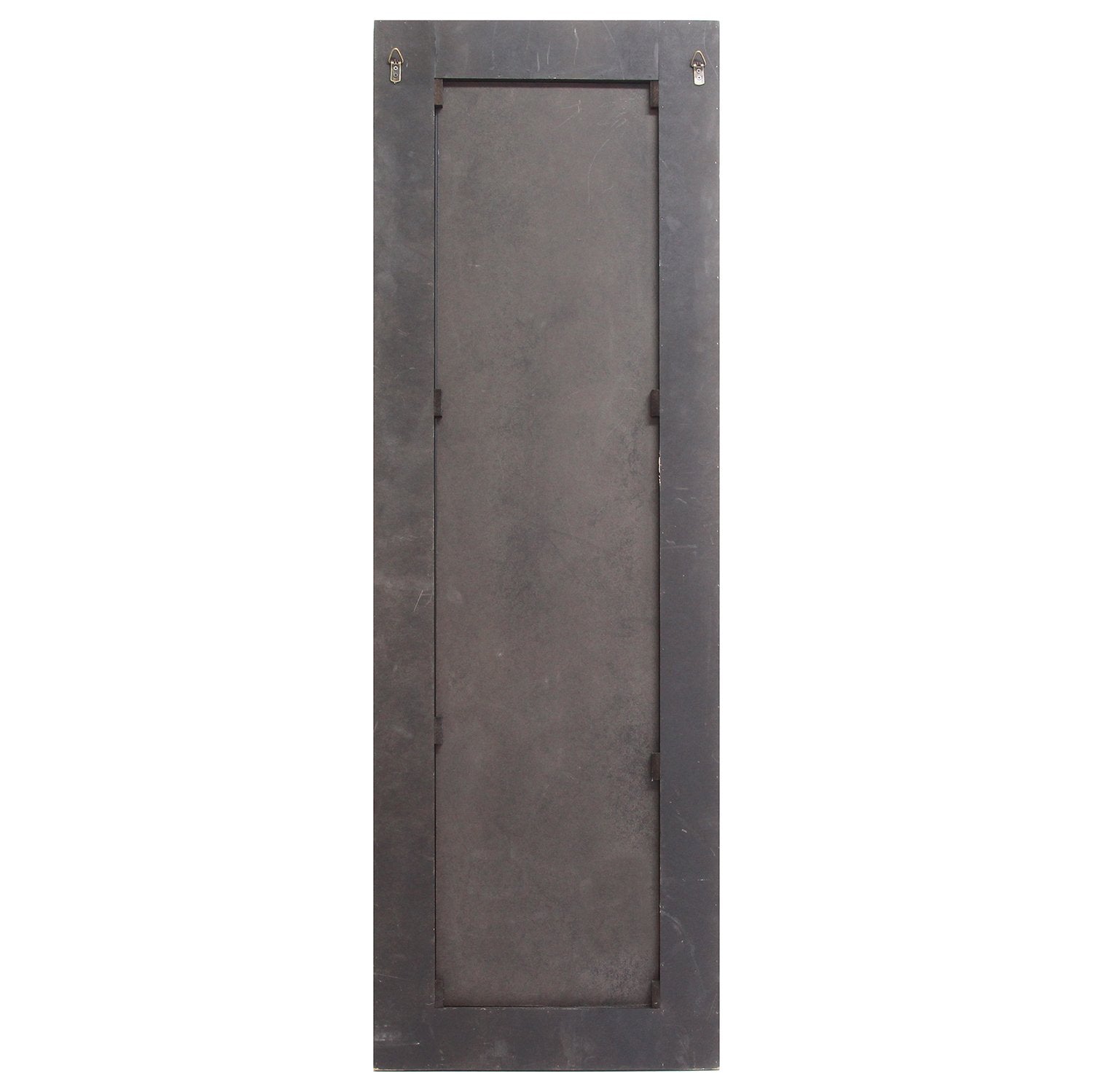 15.94" X 1.26" X 48.03" Dark Natural Wood Long-Length Design Mirror