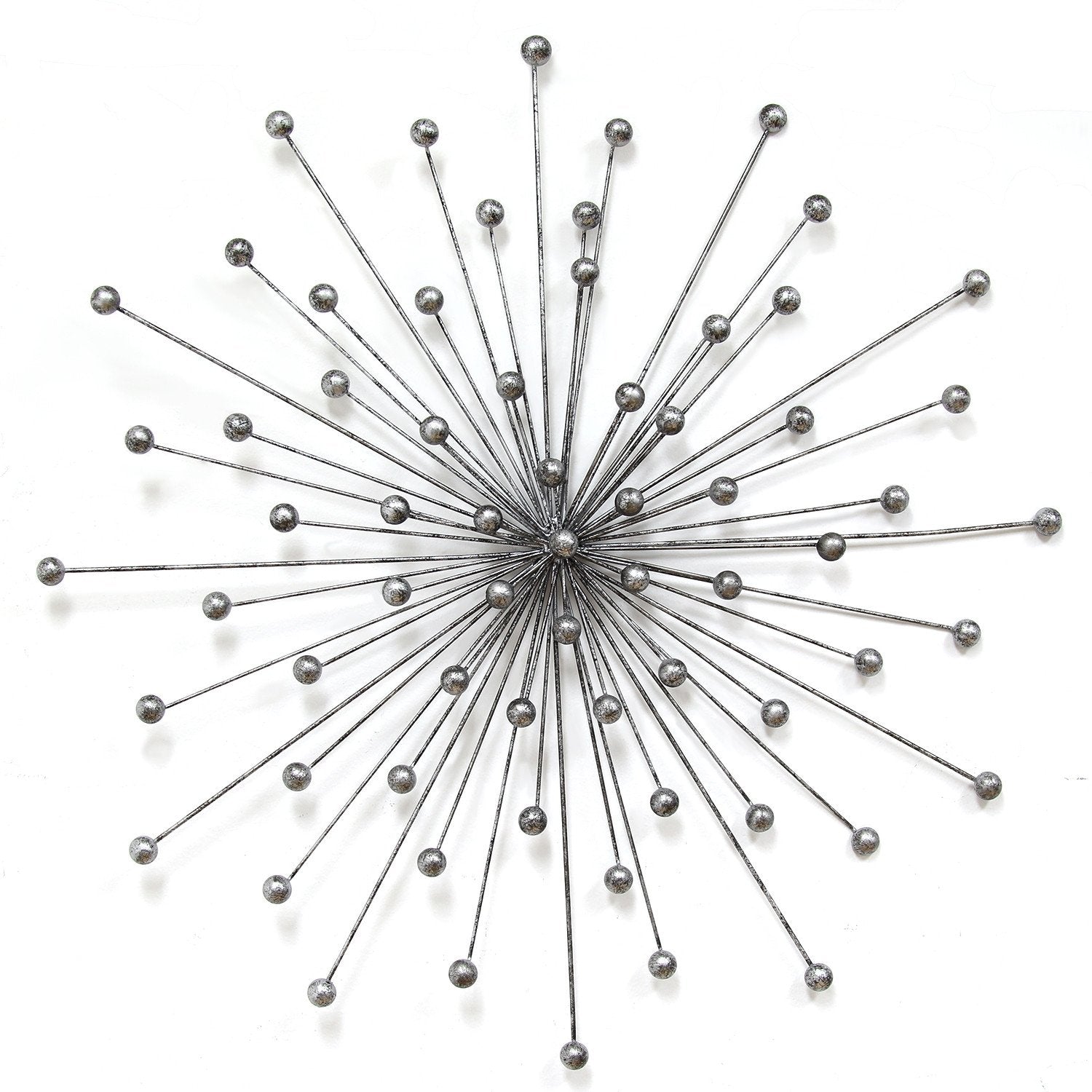 Silver Burst Metal Wall Decor