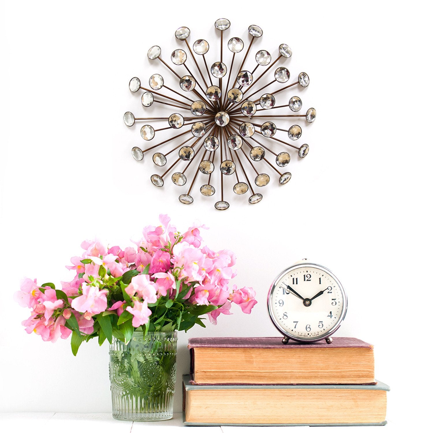 Cosmic Acrylic and Metal Burst Wall Decor