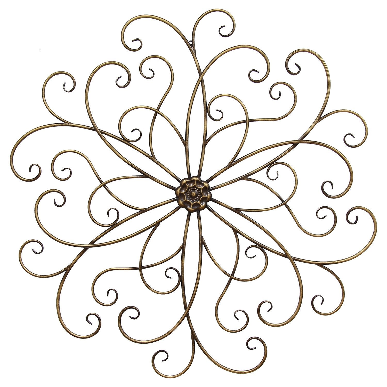 Classic Medallion Metal Wall Decor