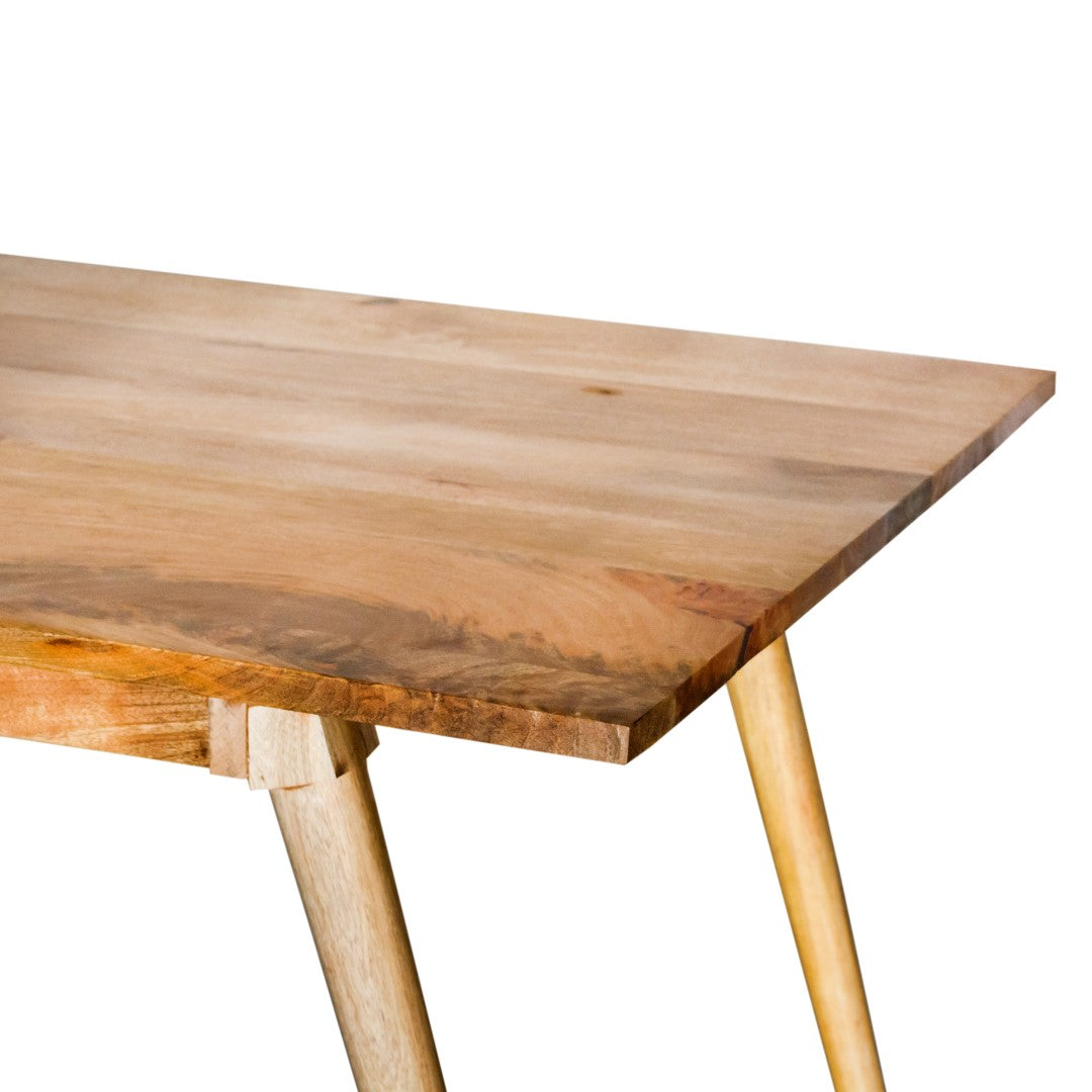 38" X 72" X 30" Honey Wood Dining Table Large
