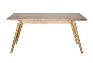 64" X 36" X 30" Honey Wood Dining Table Small