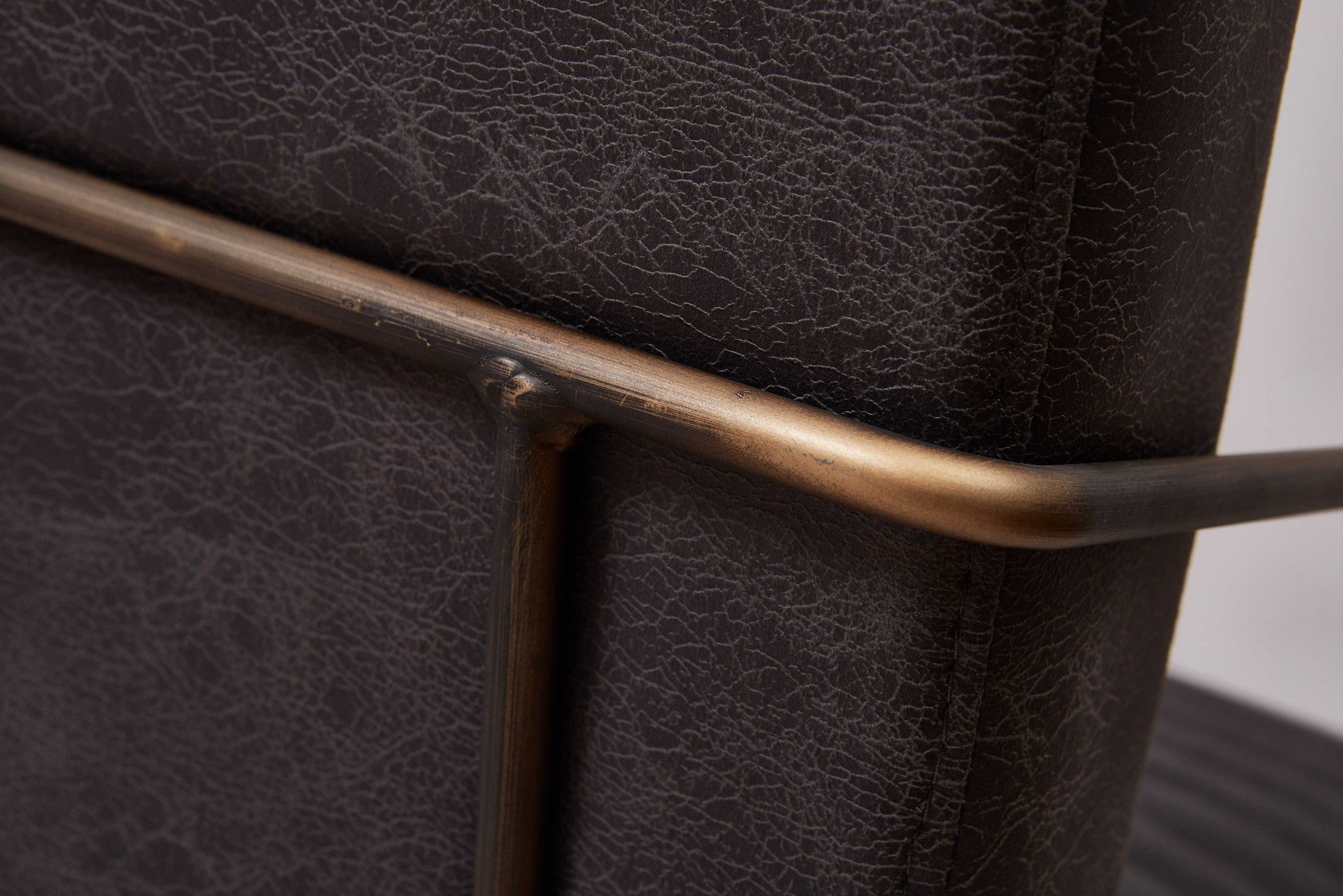 30" X 22" X 32" Grey Foam Metal Fabric Plywood Arm Chair