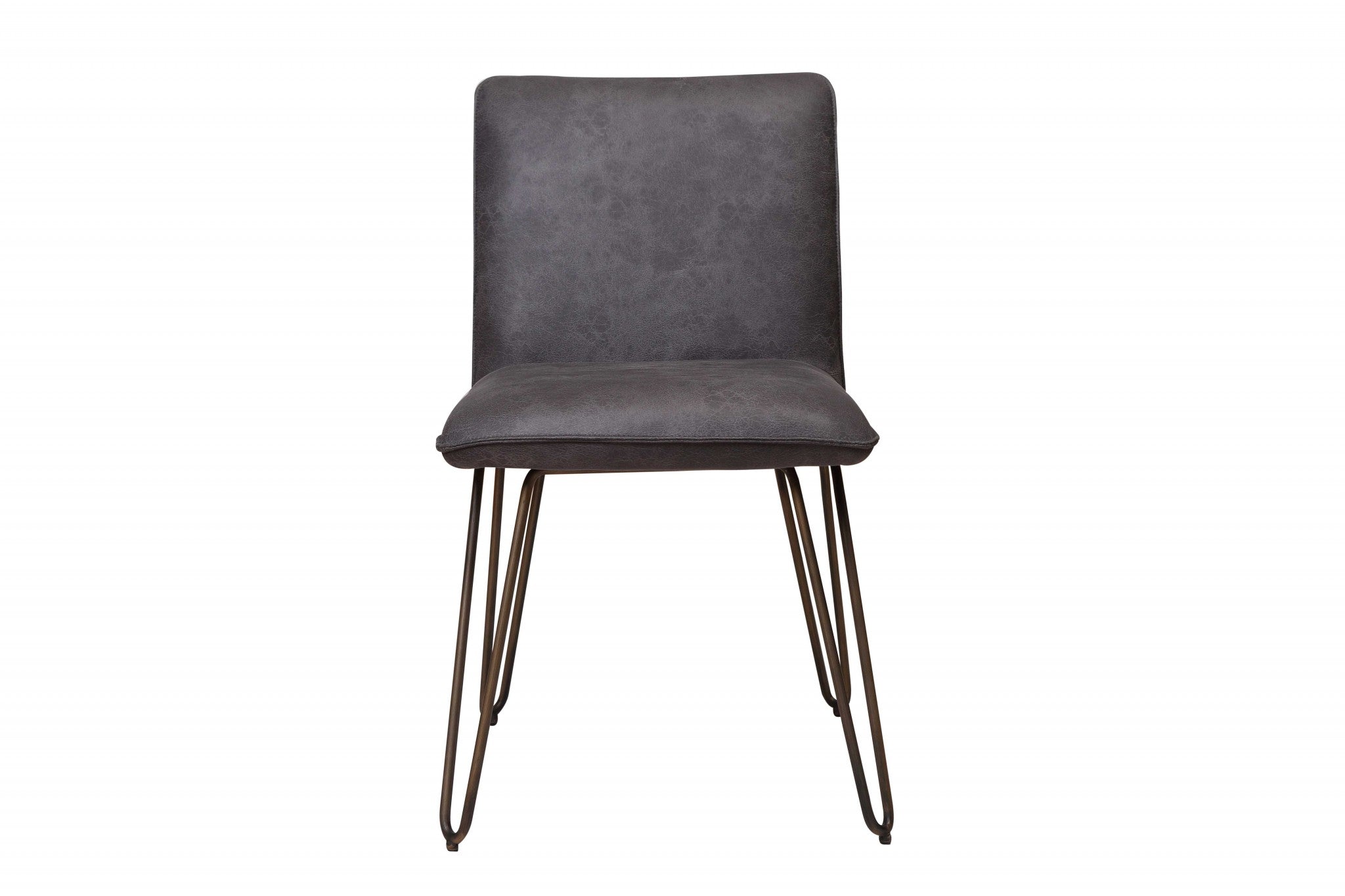 24" X 20" X 33" Grey Foam Metal Fabric Plywood Chair