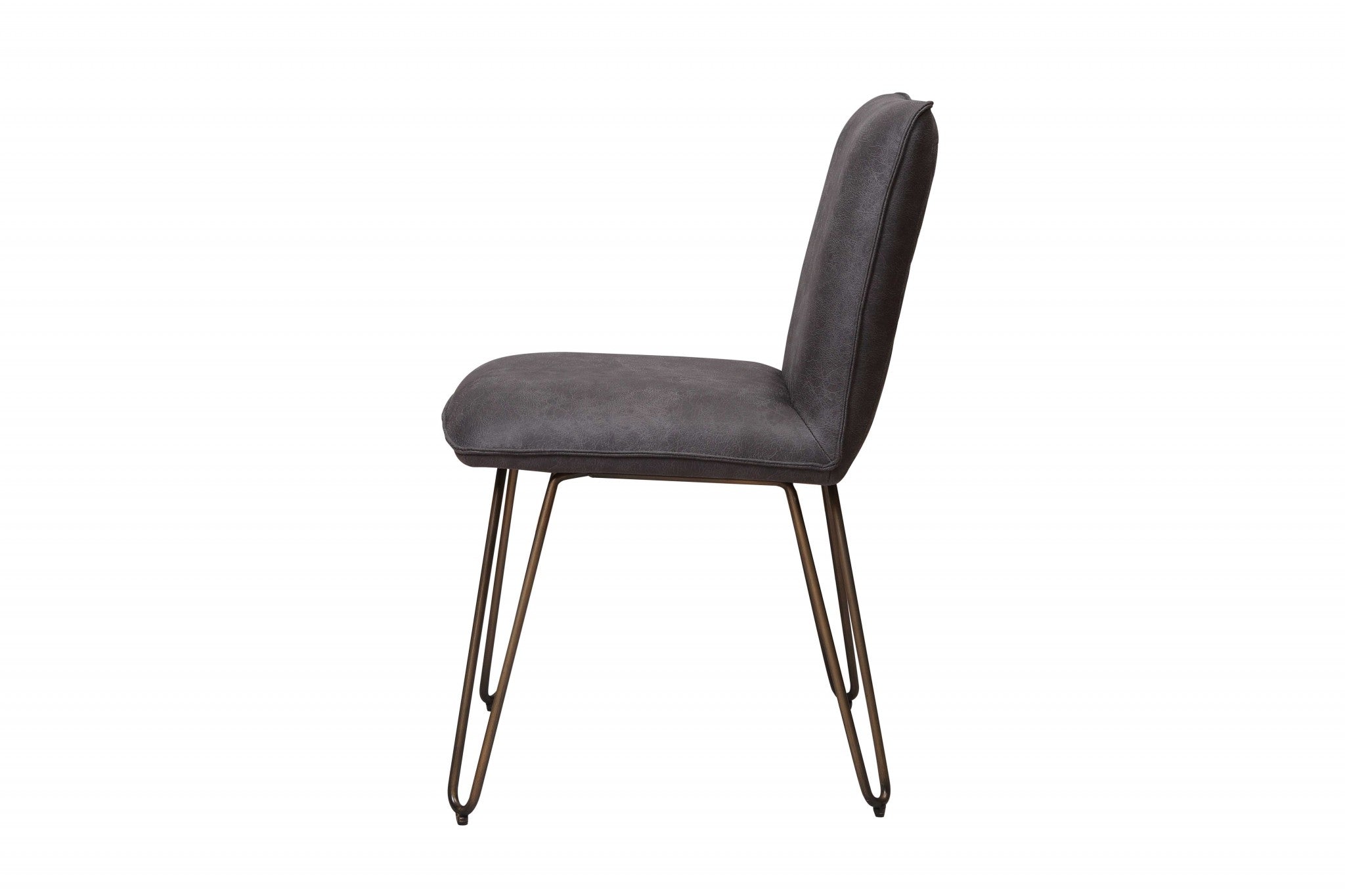24" X 20" X 33" Grey Foam Metal Fabric Plywood Chair