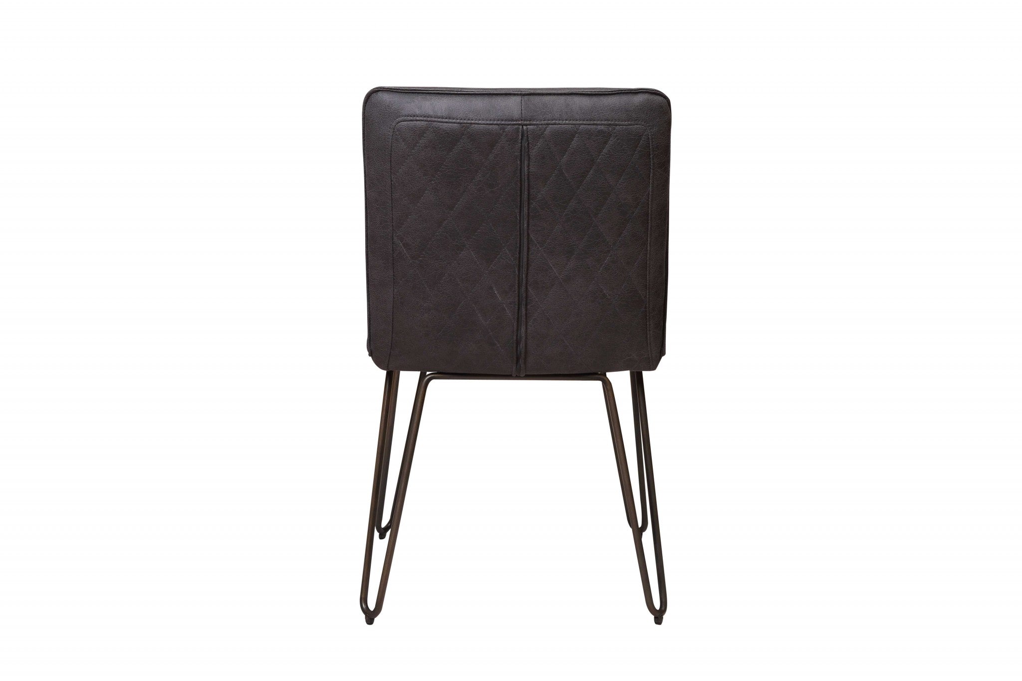 24" X 20" X 33" Grey Foam Metal Fabric Plywood Chair