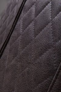 24" X 20" X 33" Grey Foam Metal Fabric Plywood Chair