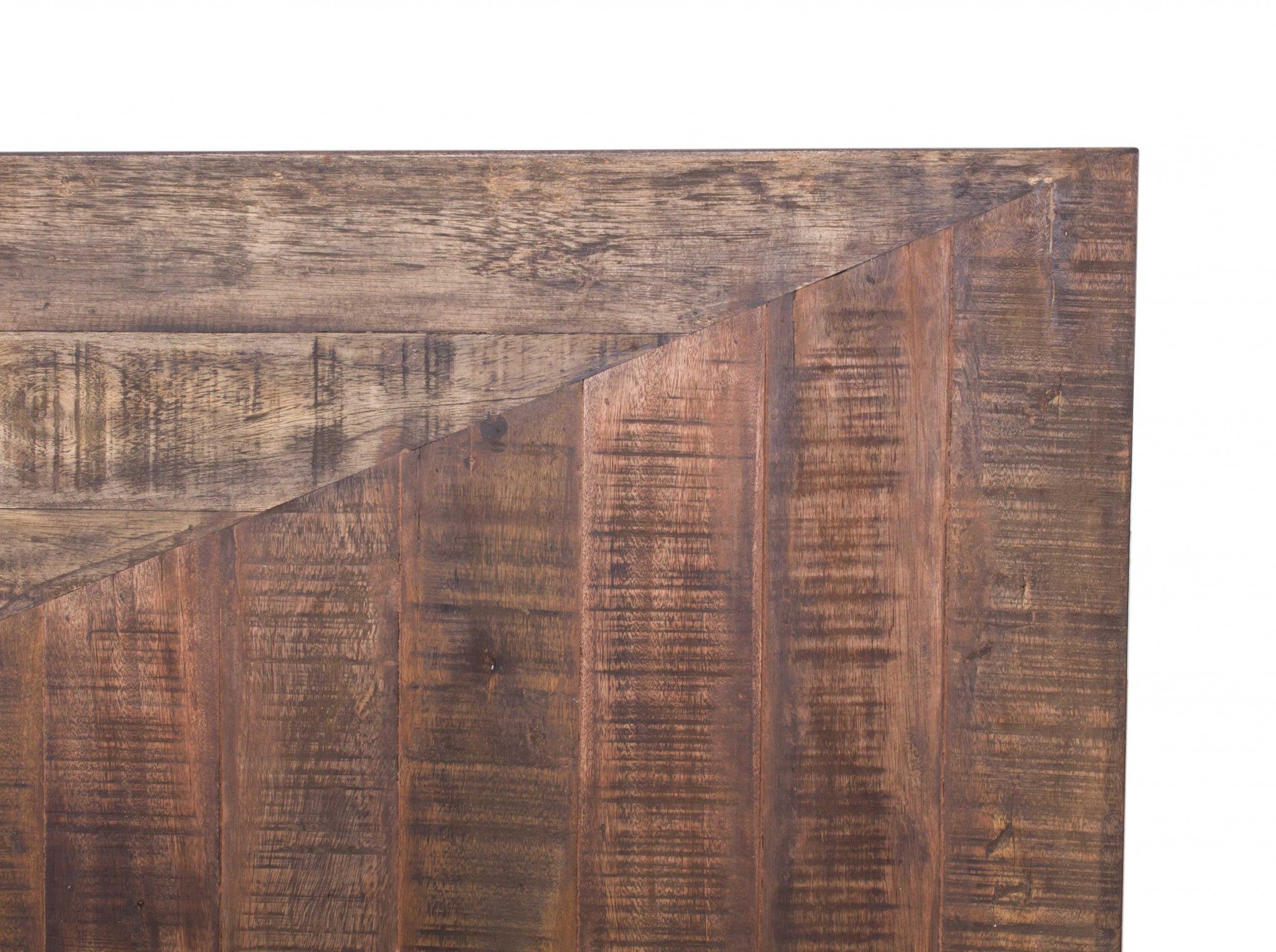 15" X 60" X 18" Natural/Black Wood Iron Small Bench