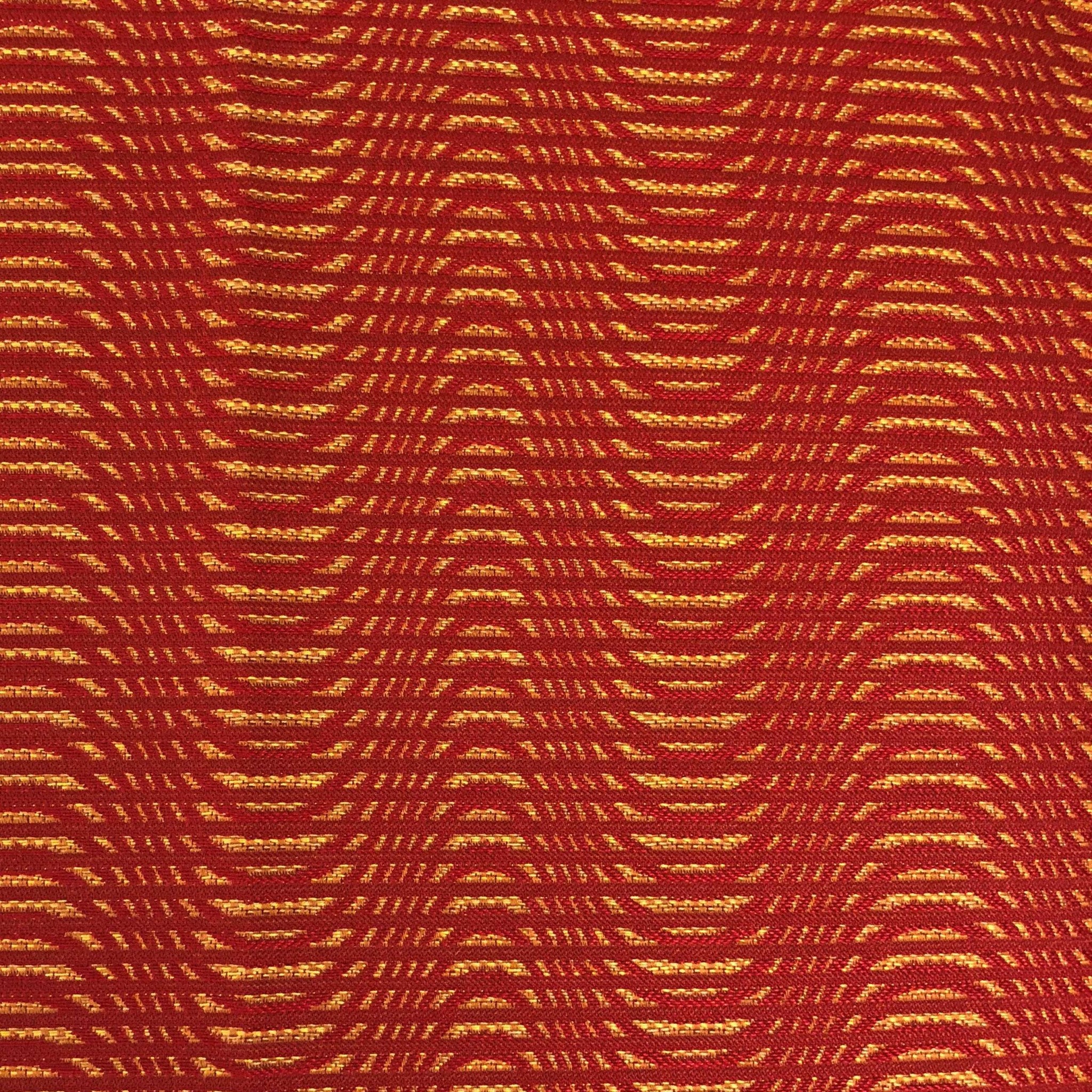 Red Luxury Throw Pillow  Double sided  12" x 20"