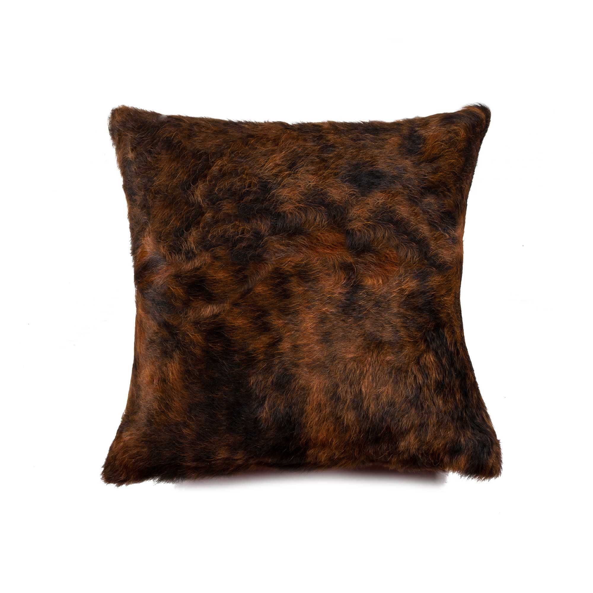 18" x 18" x 5" Classic Brindle Torino Kobe Cowhide - Pillow