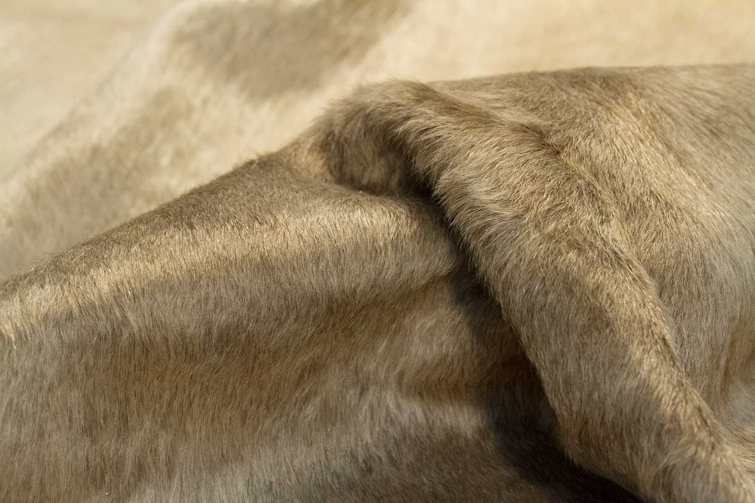 72" x 84" Taupe Cowhide  Area Rug