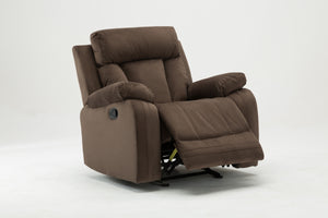 40" Modern Brown Fabric Chair