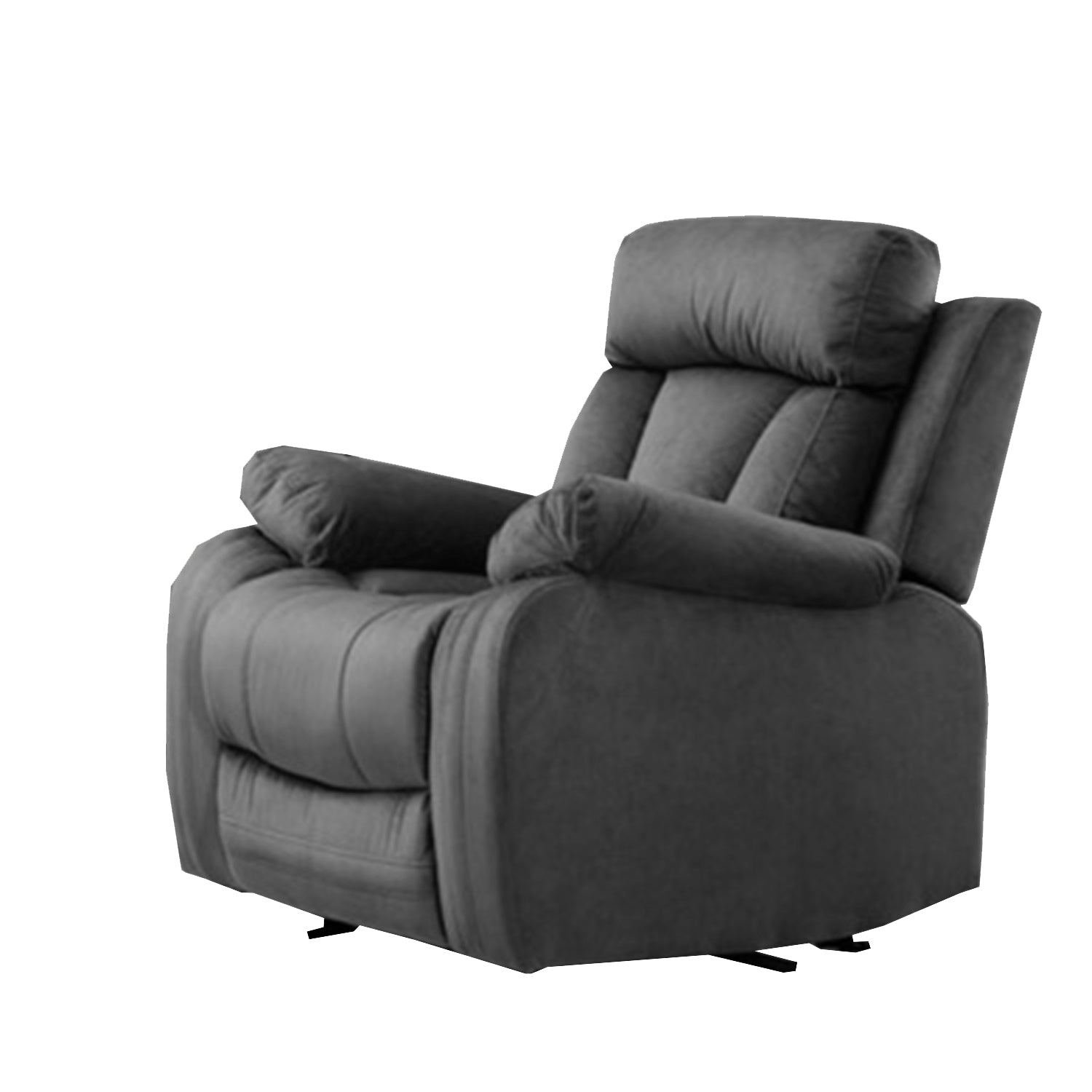 40" Modern Grey Fabric Chair