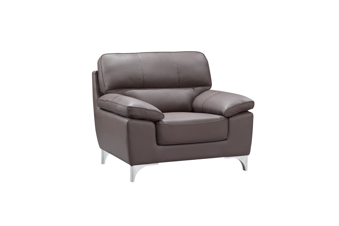 37" Brown Classy Chair