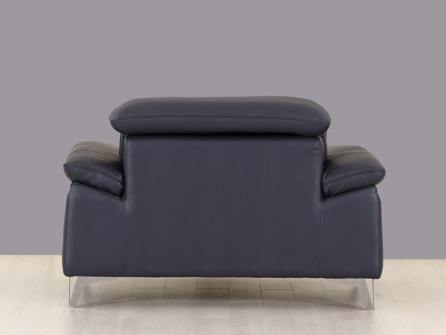 31" Navy Fashionable  Leather Chair