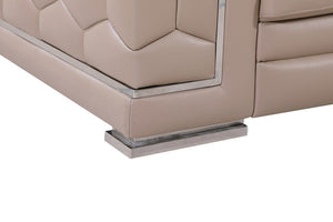 29to 38" Modern Beige Leather Chair