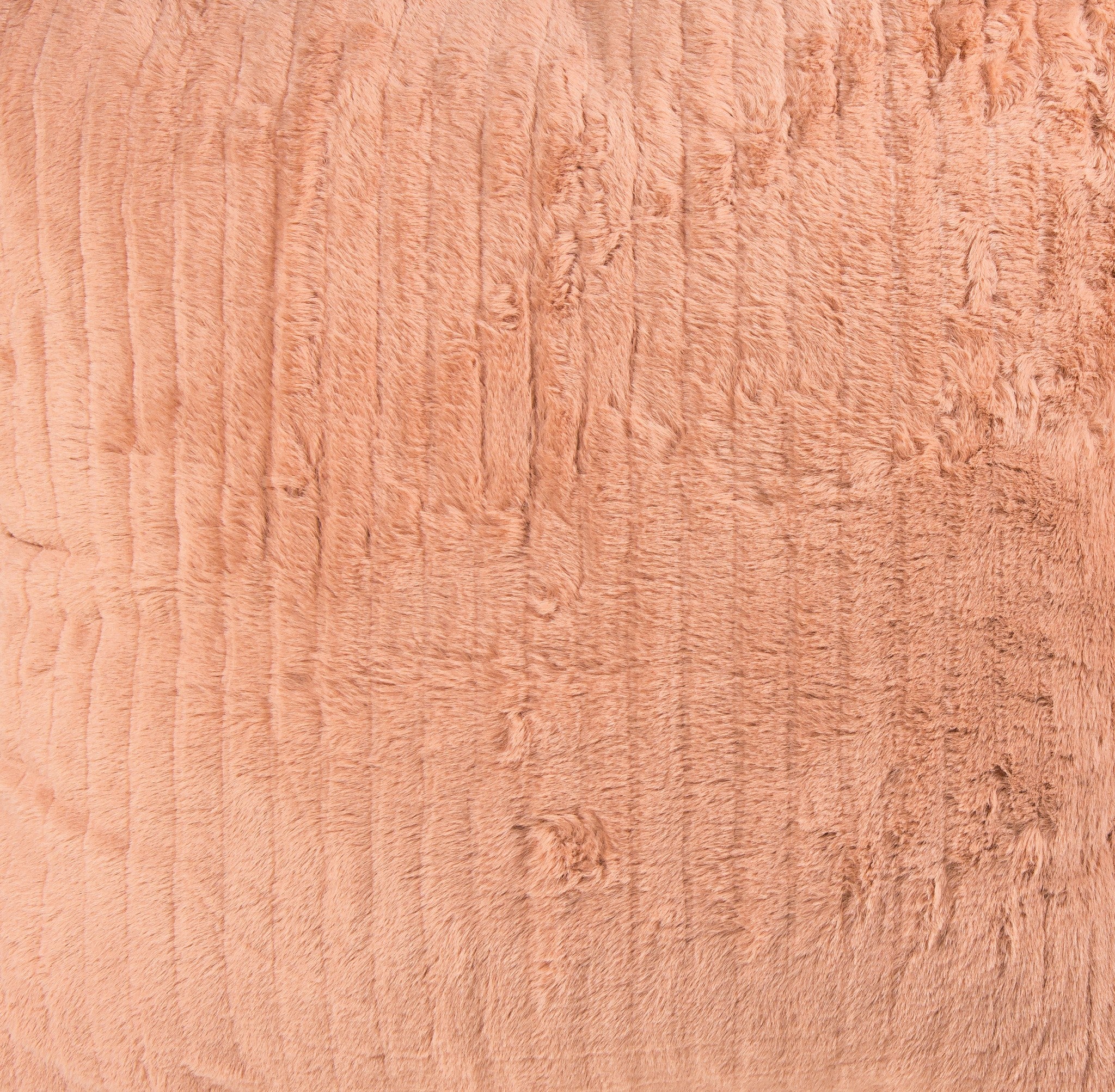 18" x 18" x 5" Rose, Faux Fur - Pillow 2-Pack