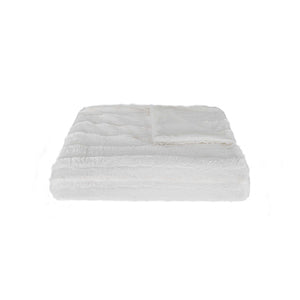 50" x 70" x 2" Vanilla, Faux Fur - Throw